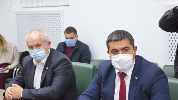 Председатель НСГ Владимир Кысса на встрече с наблюдателями  МПА СНГ  - Sputnik Молдова