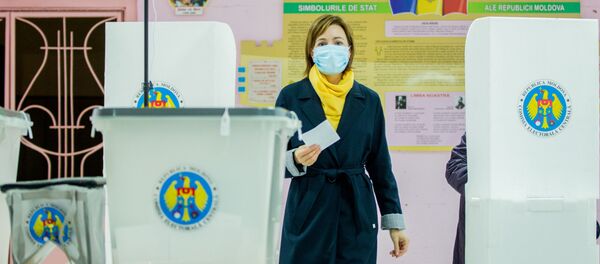 Майя Санду на выборах президента Молдавии - Sputnik Moldova