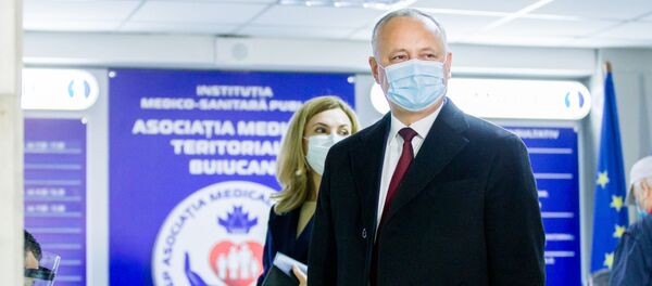 Игорь Додон на выборах президента Молдавии - Sputnik Молдова