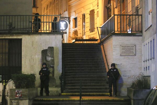 Poliție, la locul atacului armat de la o sinagogă din Viena - Sputnik Moldova-România