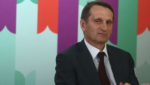 Директор Службы внешней разведки РФ Сергей Нарышкин - Sputnik Moldova-România