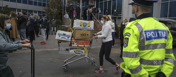 Protest în Piața Crângași din București - Sputnik Moldova-România