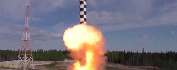 Испытание новой баллистической ракеты «Сармат» - Sputnik Moldova-România