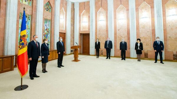 Присяга новых министров , 9 ноября 2020 - Sputnik Молдова