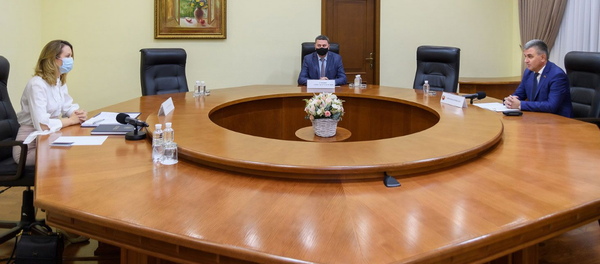 Встреча Ольги Чеботарь и Вадима Красносельского - Sputnik Молдова