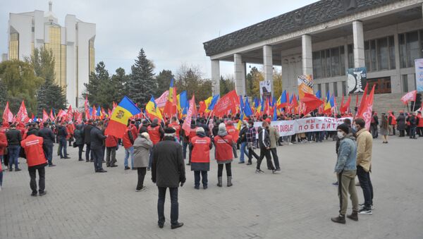 Miting în susținerea candidatului independent Igor Dodon - Sputnik Moldova