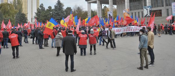 Miting în susținerea candidatului independent Igor Dodon - Sputnik Moldova