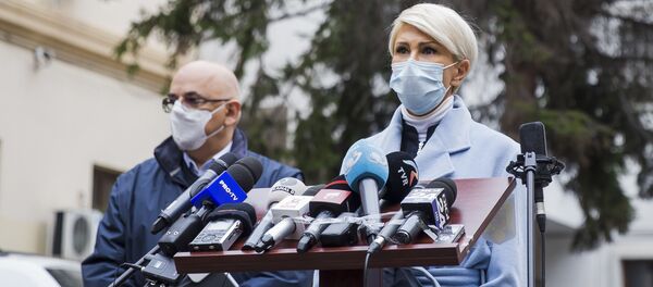 Raed Arafat și Raluca Turcan la SIbiu - Sputnik Moldova-România