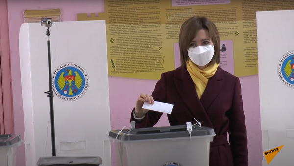  Майя Санду на выборах президента Молдовы - Sputnik Moldova