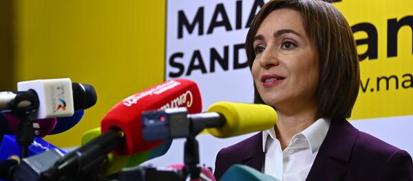 Брифинг М. Санду в Кишиневе - Sputnik Moldova