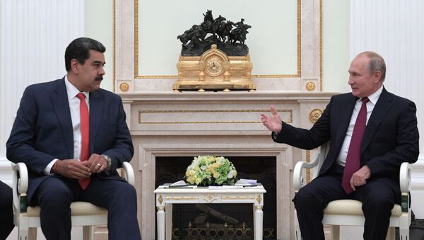 Встреча президента РФ В. Путина с  президентом Венесуэлы Н. Мадуро - Sputnik Moldova-România