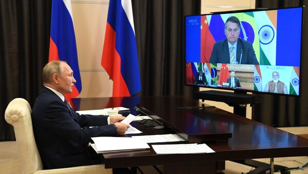 Президент РФ В. Путин принял участие в работе XII саммита БРИКС - Sputnik Молдова