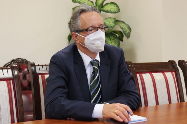 Ce a discutat viceprim-ministrul pentru Reintegrare cu șeful Misiunuu OSCE Ce a discutat viceprim-ministrul pentru Reintegrare cu șeful Misiunuu OSCE - Sputnik Moldova