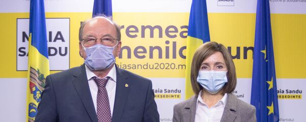 Олег Васнецов и Майя Санду - Sputnik Moldova