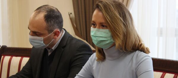 вице-премьер Молдовы по реинтеграции Ольга Чеботарь и посол России в Молдове Олег Васнецов - Sputnik Moldova