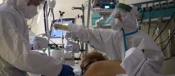 Госпиталь COVID-19 в ГКБ № 52 Госпиталь COVID-19 в ГКБ № 52 - Sputnik Moldova-România