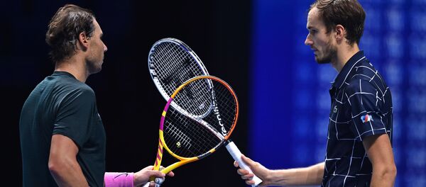 Daniil Medvedev și Rafael Nadal - Sputnik Moldova-România