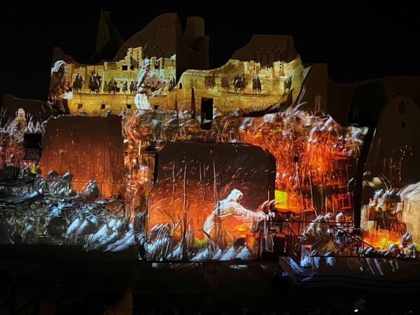 Цифровое историческое шоу во дворце Сальва в Ат-Турайфе, одном из объектов Всемирного наследия ЮНЕСКО, Саудовская Аравия - Sputnik Молдова