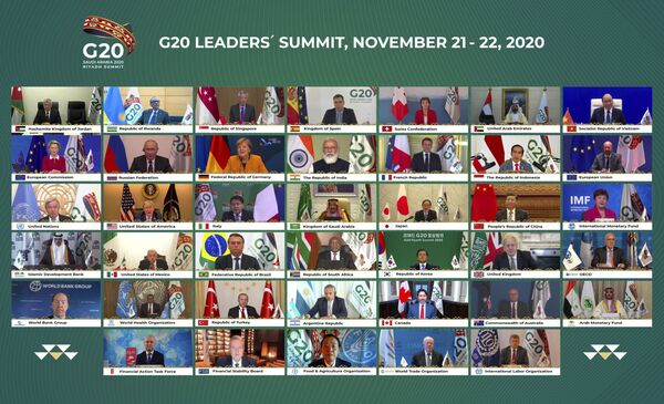 Видеоконференция саммита саммита G20 в Саудовской Аравии - Sputnik Молдова