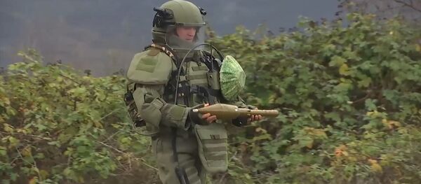 Работы на годы вперед: российские саперы в Нагорном Карабахе - Sputnik Молдова