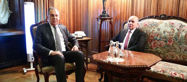 Встреча глав МИД РФ и Ирака С. Лаврова и Ф. Хусейна Встреча глав МИД РФ и Ирака С. Лаврова и Ф. Хусейна - Sputnik Moldova-România