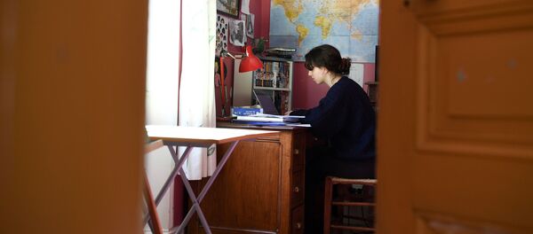 Дистанционное образование, фото из архива - Sputnik Moldova