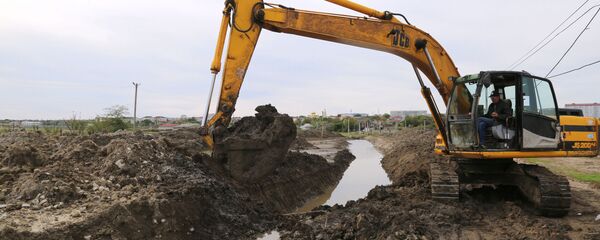 Работы по ливневой канализации в пойме реки Ялпуг Работы по ливневой канализации в пойме реки Ялпуг - Sputnik Молдова
