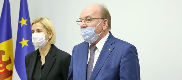 Посол России в Молдове Олег Васнецов и башкан Гагаузии Ирина Влах - Sputnik Молдова