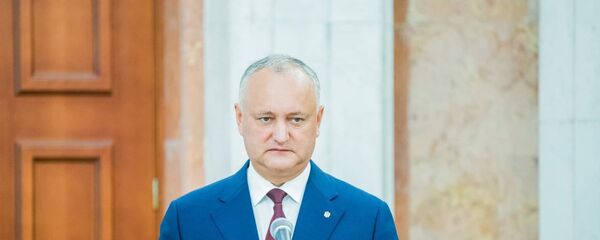 Игорь Додон - Sputnik Moldova-România