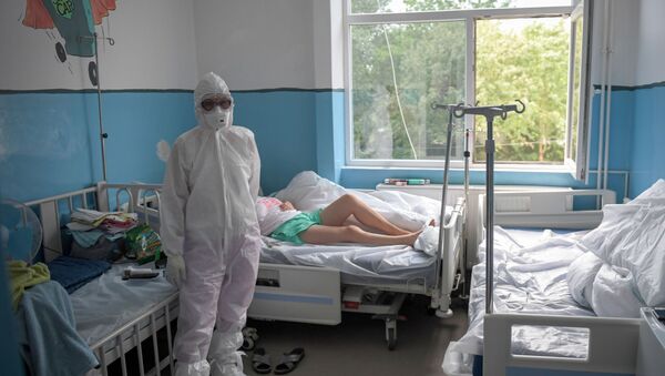 Spital din România, unde sunt tratați pacienți cu COVID - 19 - Sputnik Moldova-România