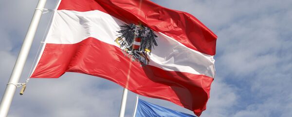 Drapelele Austriei și UE - Sputnik Moldova-România