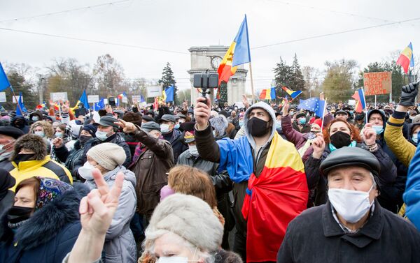 Протест в Кишиневе 6 декабря - Sputnik Молдова