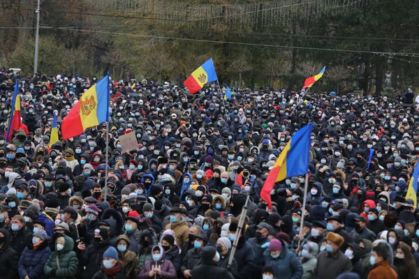 Протест в Кишиневе 6 декабря - Sputnik Moldova