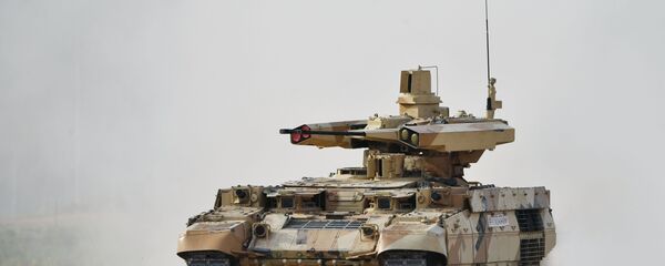 Боевая машина огневой поддержки БМПТ Терминатор-3 Боевая машина огневой поддержки БМПТ Терминатор-3 - Sputnik Moldova-România