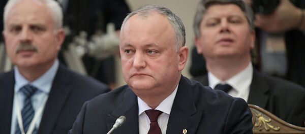 Президент Молдавии Игорь Додон на заседании Высшего евразийского экономического совета (ВЕЭС) в расширенном составе. - Sputnik Молдова