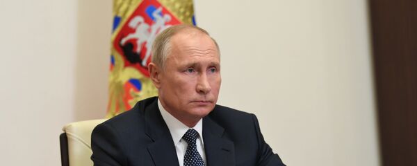 Президент РФ В. Путин провел совещание о российской миротворческой миссии в Нагорном Карабахе - Sputnik Moldova