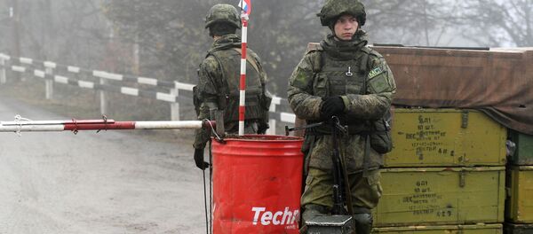 Блокпост российских миротворческих сил в Лачинском коридоре - Sputnik Молдова