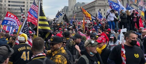 Акция сторонников Трампа в Вашингтоне - Sputnik Moldova-România