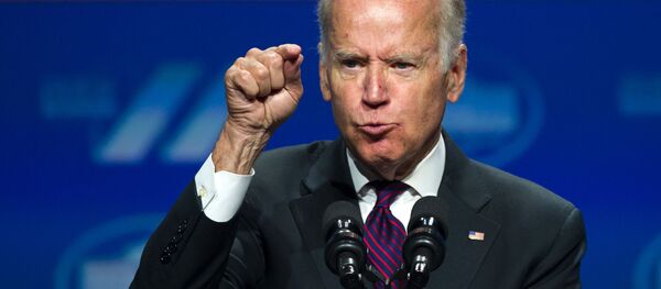  Вице-президент Джо Байден во время выступления в Вашингтоне  - Sputnik Moldova-România
