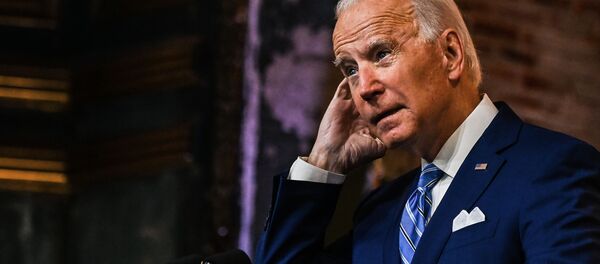 Избранный президент США Джо Байден выступает с речью в честь Дня благодарения в Уилмингтоне - Sputnik Moldova-România
