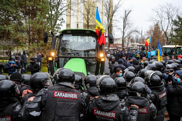 Protest agricultori 16 decembrie 2020 - Sputnik Moldova-România