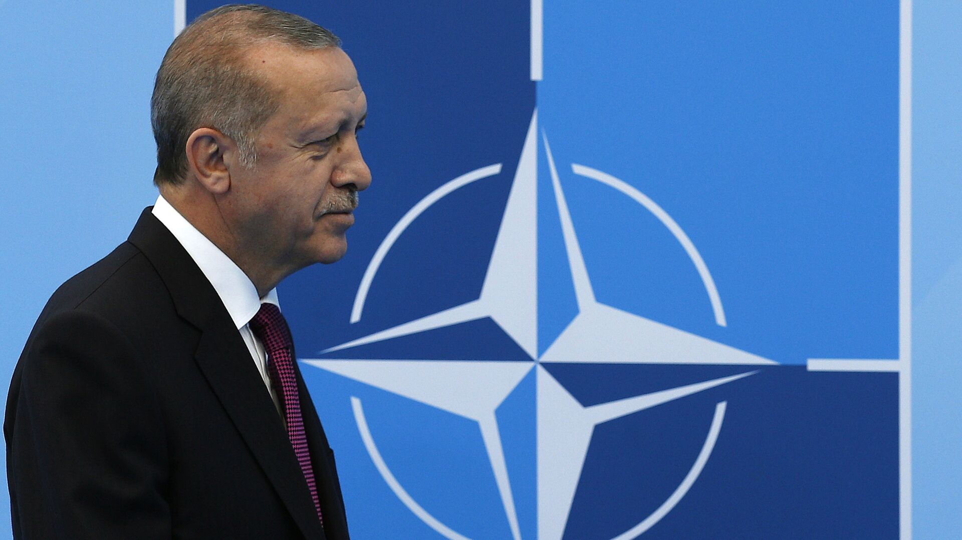 Президент Турции Реджеп Тайип Эрдоган на саммите НАТО в Брюсселе - Sputnik Молдова, 1920, 17.07.2022