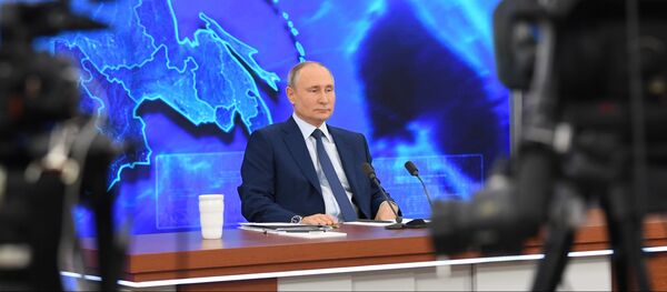 Ежегодная пресс-конференция президента РФ В. Путина - Sputnik Moldova