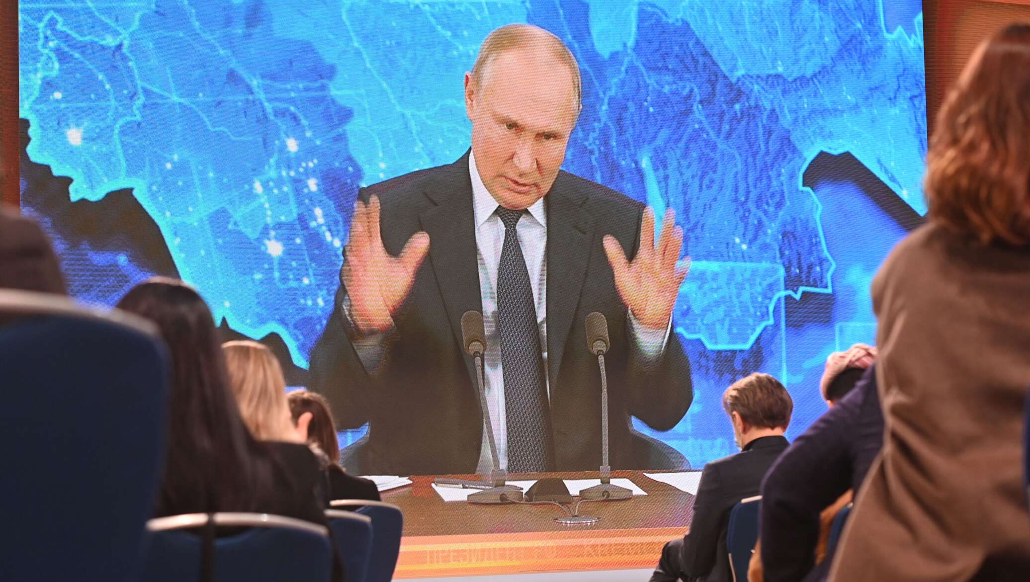 Году прямая линия с президентом. Большая пресс-конференция Владимира Путина 2021.