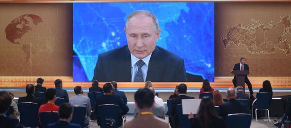 Ежегодная пресс-конференция президента РФ В. Путина  - Sputnik Moldova
