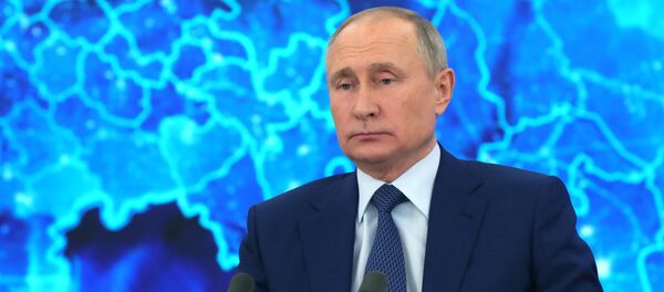 Ежегодная пресс-конференция президента РФ В. Путина Ежегодная пресс-конференция президента РФ В. Путина - Sputnik Moldova-România