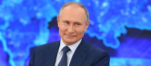 Ежегодная пресс-конференция президента РФ В. Путина Ежегодная пресс-конференция президента РФ В. Путина - Sputnik Moldova-România