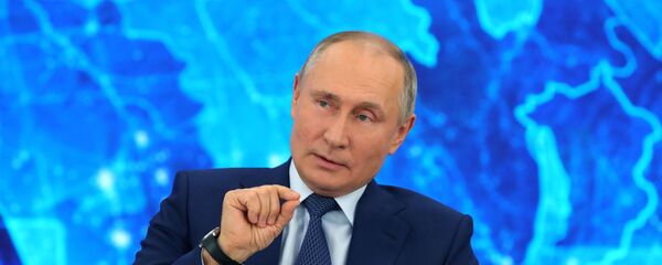 Ежегодная пресс-конференция президента РФ В. Путина - Sputnik Moldova-România