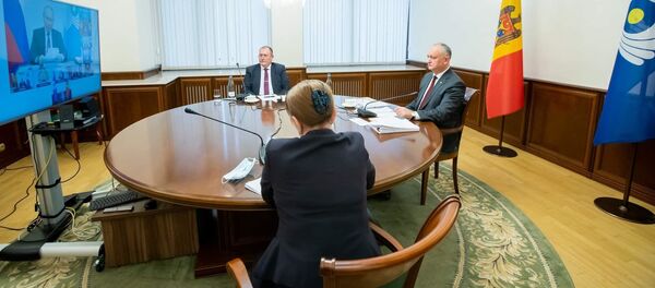 Игорь Додон участвует в заседании Совета глав государств СНГ Игорь Додон участвует в заседании Совета глав государств СНГ - Sputnik Moldova