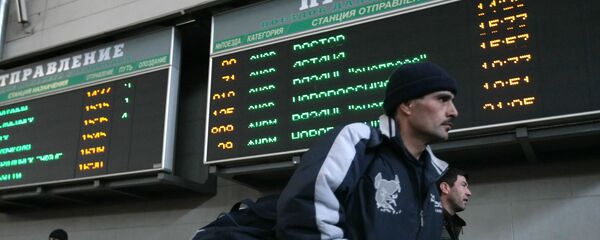 Работа московских вокзалов Работа московских вокзалов - Sputnik Молдова